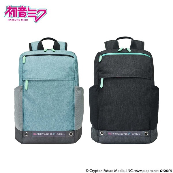 プレミコから『初音ミク』をイメージした2色のスタイリッシュなPCリュックが登場！スマートながら最大16インチのノートPCを収納可能