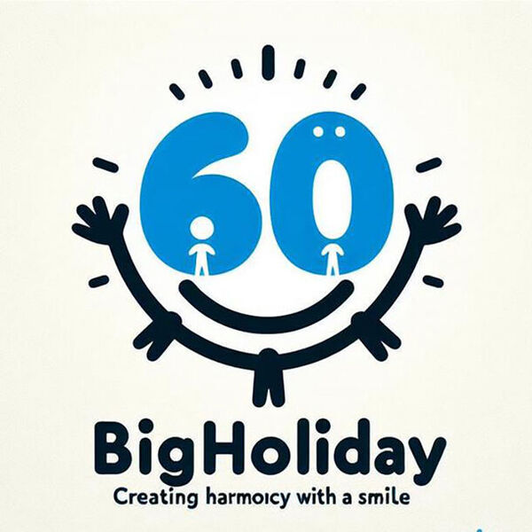 生成AIの力を借りて創業60周年ビッグホリデー記念ロゴマークデザイン案社内公募により決定のお知らせ