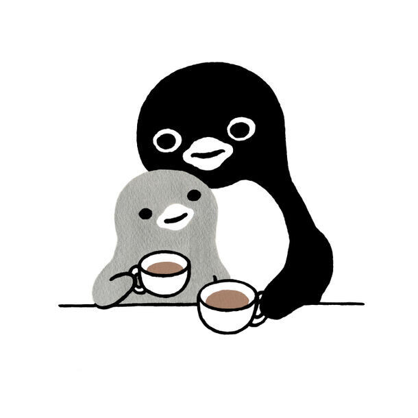 ペンギンのお茶会にご招待！伊勢丹新宿店で開催中の坂崎千春 展『ペンギン喫茶』で新作版画を発表　4/16まで
