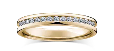 NYの洗練された至高のダイヤモンドが永遠に輝くラザール ダイヤモンドのエタニティリング