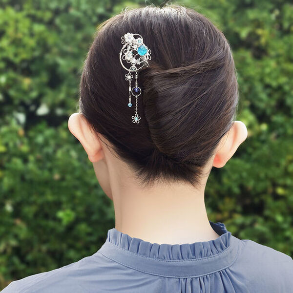 ピアスのようなイヤリング「ぴあり」を製作するジュエリー京都　「源氏物語」シリーズの新作かんざし「葵の上」を4月12日(金)に数量限定発売！