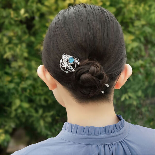 ピアスのようなイヤリング「ぴあり」を製作するジュエリー京都　「源氏物語」シリーズの新作かんざし「葵の上」を4月12日(金)に数量限定発売！