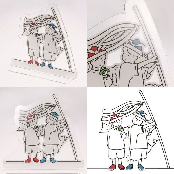 お部屋の中で簡単に季節を飾る子どもの日用こいのぼりモニュメントスタンドの予約販売を開始