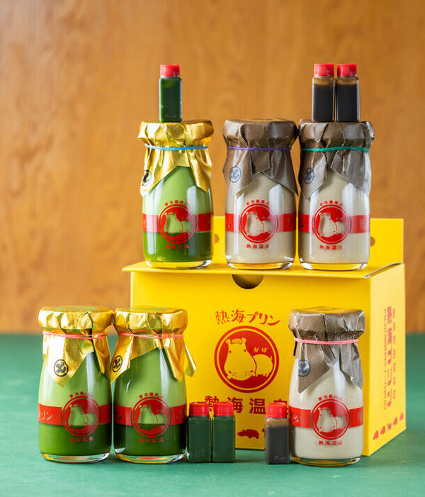 【熱海プリン×丸七製茶】待望のコラボ第3弾「抹茶ほうじ茶フェア」を4/12スタート！　～ソース付きでさらに濃さがUP！「静岡抹茶プリン・静岡ほうじ茶プリン」を販売～