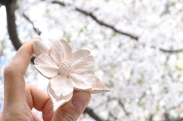 磁器彫刻作家・福重英一郎作「桜アロマストーン」を新発売！母の日ギフトとして150セット限定で先行販売を4月26日まで実施