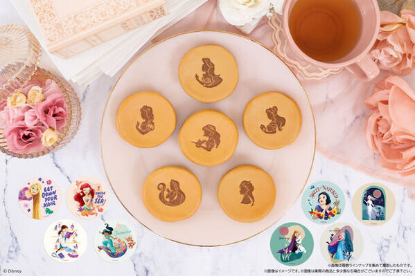 アナやエルサ、ラプンツェル等ディズニーの人気キャラクターのシルエットが大人可愛い！春にぴったりなまんまる焼きが新登場！