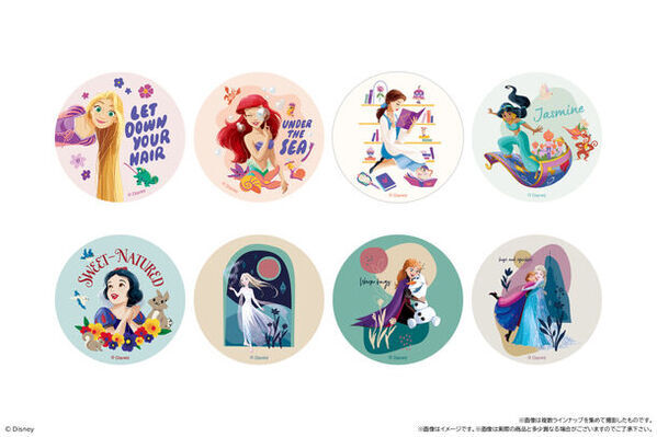 アナやエルサ、ラプンツェル等ディズニーの人気キャラクターのシルエットが大人可愛い！春にぴったりなまんまる焼きが新登場！