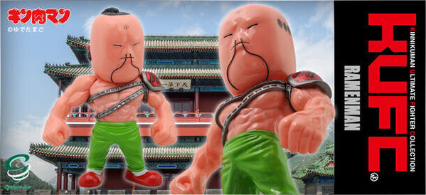 今年45周年を迎える大人気漫画キン肉マンのソフビフィギュア“KUFCシリーズ”にKUFC 07 ラーメンマン、KUFC 08 モンゴルマンが登場！4月13日よりサイクロンジョー直販にて予約開始