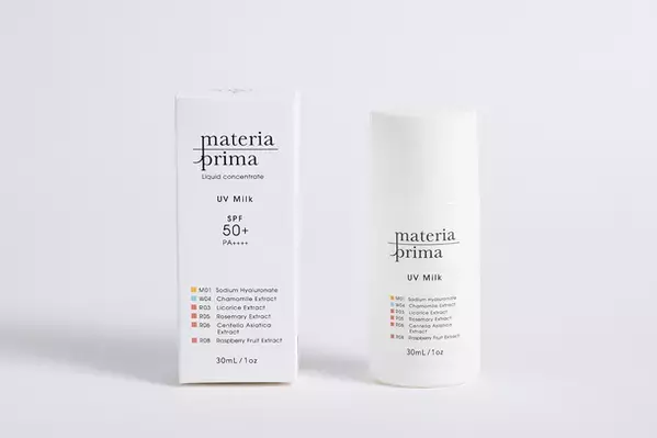 原液美容液ブランド マテリアプリマから「UVミルク」が新登場！ミネラルベースで肌にも海洋環境にもやさしい日やけ止め　5月開催の伊勢丹新宿店POPUPにて先行発売決定