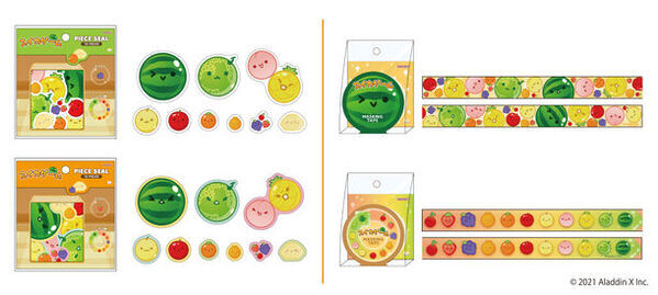 大人気『スイカゲーム』公式文具雑貨シリーズが4月下旬より発売　