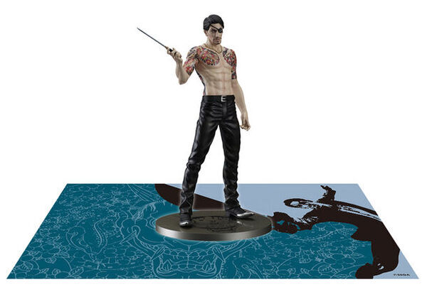 大人気ゲーム『龍が如く』シリーズより、“嶋野の狂犬”真島吾朗の刺青姿がスタチューフィギュア化！4月17日(水)より予約開始。