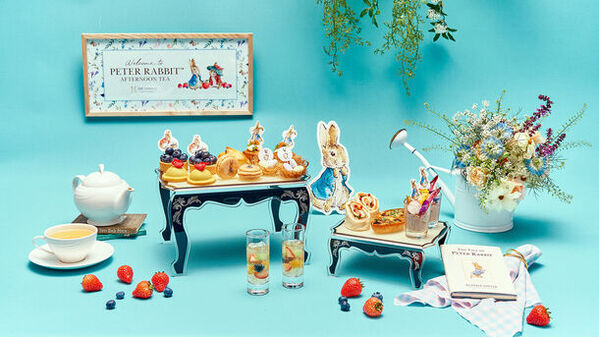 2024年5月9日(木)より表参道と白金にてピーターラビット(TM)コラボアフタヌーンティーを期間限定で提供開始
