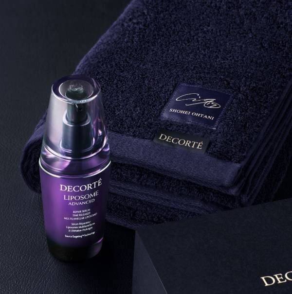 大谷翔平を広告起用した「コスメデコルテ」から期間限定のポップアップショップを展開「コスメデコルテ LIPOSOME Purple Stadium」が登場