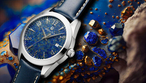 瑠璃色に輝く宝石ラピスラズリを文字盤にした腕時計『ラピスラズリ・リミテッド』発売