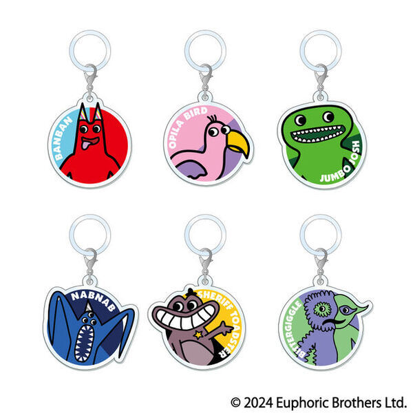 大人気ホラーゲーム『Garten of Banban』よりカプセルトイ「めじるしアクリルチャームコレクション」が4月下旬より順次発売決定！