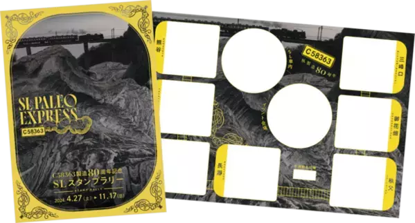 蒸気機関車C58363製造80周年記念　4月27日(土)からスタンプラリー開催