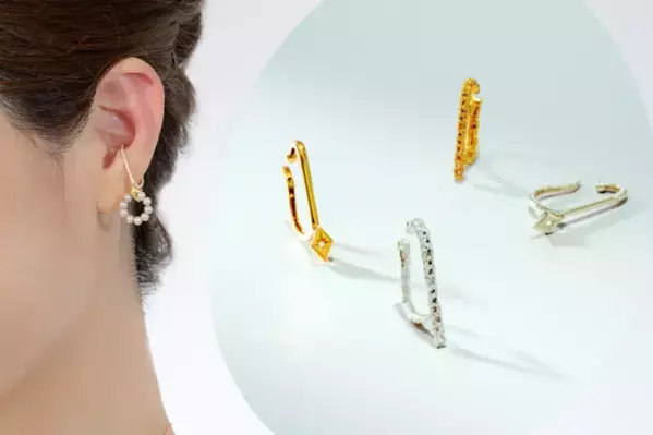 ピアス穴がなくてもピアスが使えるようになるイヤーカフコンバーター「サスティナカフ」新発売！