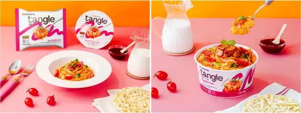 世界累計販売量53億食突破のブルダック炒め麺を販売する「三養ジャパン」から発売！韓国発のK-パスタ「tangle（テングル）」Web動画。仮面ライダー女優・成田愛純、食品CMに初出演！もちもちパスタを頬張り驚き＆恍惚の表情！