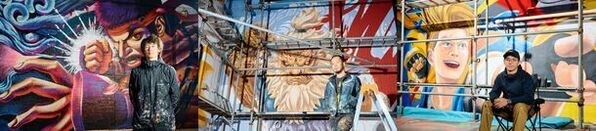 GRAPHT、「ストリートファイター6」をテーマとしたミューラルアート(壁画)を手刷りで再現したTシャツをリリース　4月25日(木)より受注受付開始