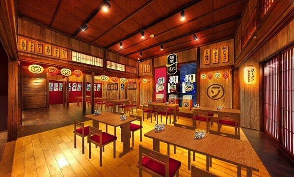 これはラーメンなのか、ソーメンなのか？“読めない文字”ののぼりが目印。ヤマサ醤油が麺処（めんどころ）開店！？「ラーメンソーメン屋　麺屋一杯」期間限定オープン！5/10（金）～13（月）原宿にて『ヤマサ 麺屋一杯』シリーズで味わう「ラーメンソーメン」を無料ご提供