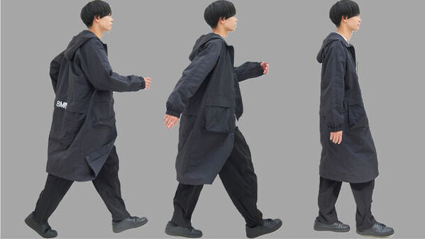 日常の街歩き等を手ぶらで快適に！急な天候の変化でも安心！多機能2WAYコート×バッグ「パッカブル マルチファンクション コート」Makuakeで4/25先行予約販売開始