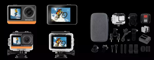 “aiwaより、豊富な機能で感動の瞬間を逃さないアクションカメラ2製品が登場”新製品【aiwa cam B4K】および【aiwa cam S5K】を本日より販売開始！