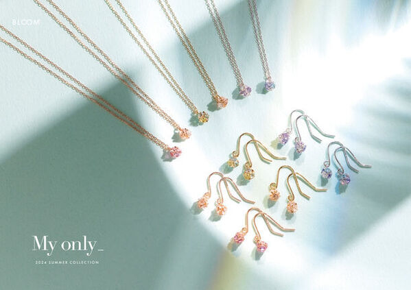 ジュエリーブランド「BLOOM」より、新作サマーコレクション登場！ミニマムサイズのピアスや水に強いステンレスジュエリーなどを展開