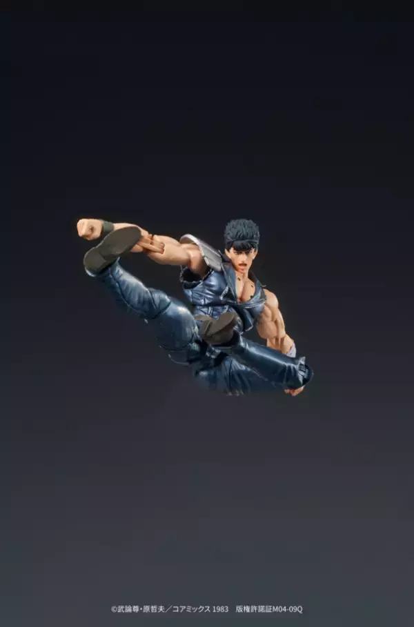 不朽の名作『北斗の拳』より、“ケンシロウとジード団員が約1/24スケールでアクションフィギュア化！2024年9月発売予定