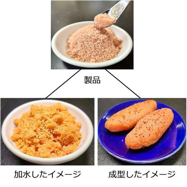 池田糖化工業、魚卵特有の風味を再現したプラントベースフード「植物性明太子風味素材」を5/9に上市