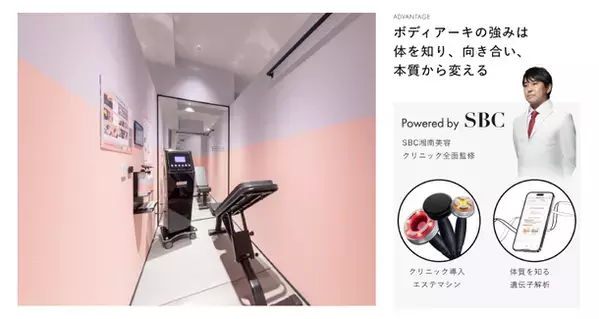 ドクターズ セルフエステ BODY ARCHI(ボディアーキ)　5月13日(月)に初のショップイン型店舗BODY ARCHI chocoZAP葛西西口店をオープン