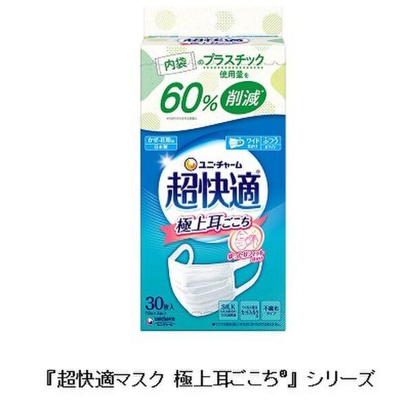 『超快適マスク 極上耳ごこち(R)』の内袋を紙製にした限定品を発売