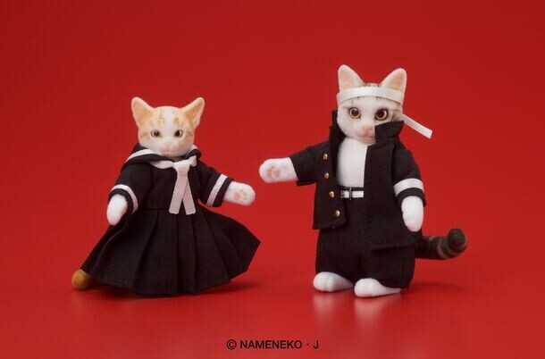 1980年代に流行した『全日本暴猫連合なめんなよ』、通称『なめ猫』がアクションフィギュア化！2024年10月発売予定