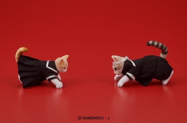 1980年代に流行した『全日本暴猫連合なめんなよ』、通称『なめ猫』がアクションフィギュア化！2024年10月発売予定