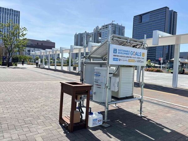 能登半島地震で活躍した水再生装置ユニット型ウォーターチェンジャー(R)「バイオランドリー」の国内レンタル展開を開始