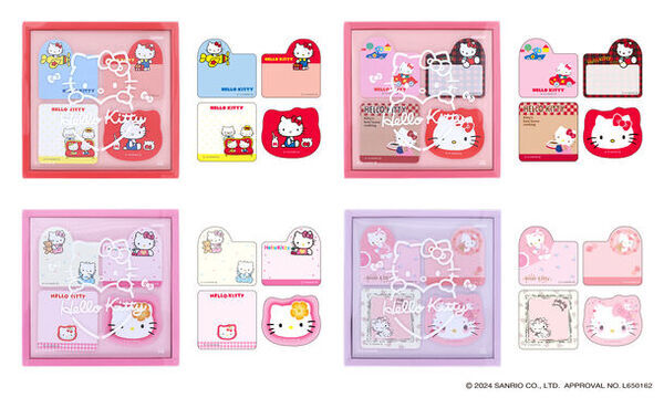 ハローキティ誕生50周年記念！歴代アートが楽しめる文具雑貨シリーズが5月下旬より発売
