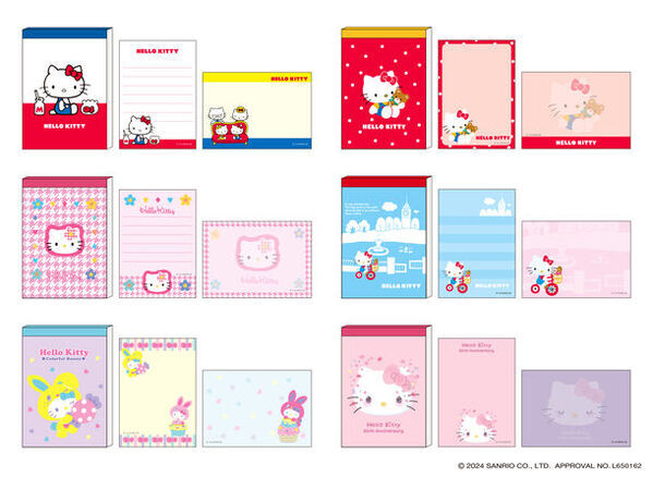 ハローキティ誕生50周年記念！歴代アートが楽しめる文具雑貨シリーズが5月下旬より発売