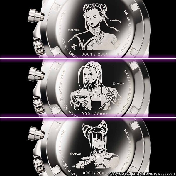 『ストリートファイター6』とセイコーのコラボレーションウオッチが登場！クールな展示用アクリルスタンド付きのスペシャルモデル