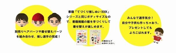 自分だけの推しスポーツ選手ぬいぐるみがつくれる「スポぬい」を2024年8月に発売　「JapanSportsWeek2024」にて先行展示