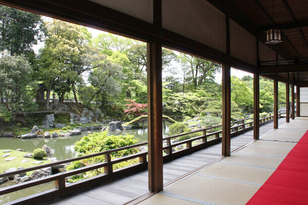 青もみじが美しい世界文化遺産　総本山醍醐寺のクールスポット　フレンチの朝食と庭園の早朝拝観やクールなイベントを開催