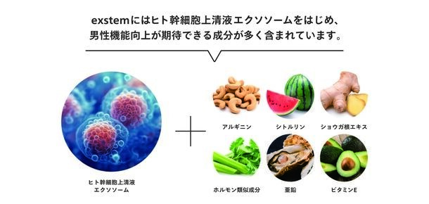 働き盛りの男性特有のお悩みに立ち向かう。世界初、ヒト幹細胞培養上清液エクソソーム配合の男性向けクリーム「exstem Rise Up Cream for Men」発売