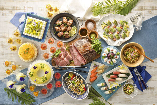 「リーベルホテル大阪」国産牛ローストビーフと夏の味覚で彩るサマーリゾート ディナー＆スイーツブッフェを6月1日より開催！アメリカンチェリー、メロンが主役の夏パフェ2種も登場！