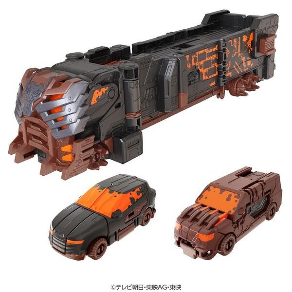 「爆上戦隊ブンブンジャー」より、サンシーターが召喚・使用する全高約270mmのブンブンキラーロボと音声搭載のブンブンデンジャーがセットで初登場！