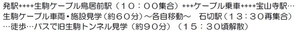 きんてつ旅育キャンペーン第３弾＆旧生駒トンネル開通１１０年企画夏休み特別企画 親子で行く「旧生駒トンネル探検と日本最古の生駒ケーブル探訪ツアー」を実施