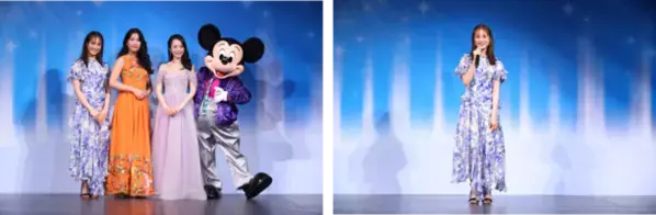 大友花恋さんがスペシャルサポーターに就任しスケートリンクをイメージしたきらびやかな衣装で登場　「ディズニー・オン・アイス “Find Your Gift”」記者発表会開催　自分に欲しい才能(ギフト)は？「動物とコミュニケーションがとれる」