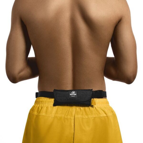 『海や川での水難事故の犠牲者を少しでも減らしたい！』そんな思いから開発された、超小型／軽量の膨張式・緊急浮力体『レスチューブ・ビーチ マリンブルー』の発売開始！