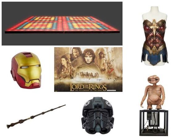 「E.T.」、「スター・ウォーズ」、MARVEL、DCなど人気映画で使用された衣装や小道具がジュリアンズオークションで6/12～6/15一挙出品！