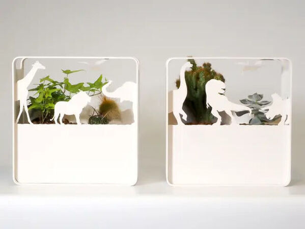 動物・恐竜が大自然を切り取り飾るプランター『SAFARI planter』ホームページにて6月7日より予約販売