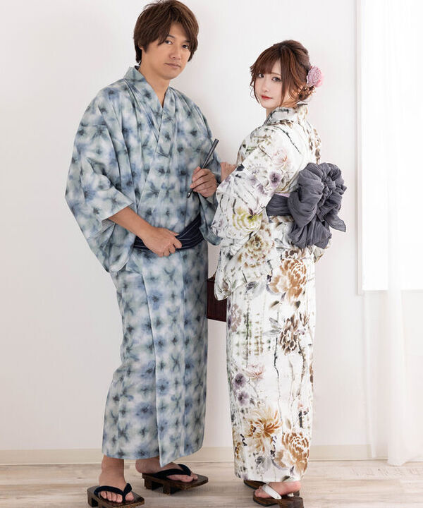お子さまやペットとリンクコーデができる浴衣「EMU-咲む-」より新色のコーラル、グレー、エメラルドが6月より登場！