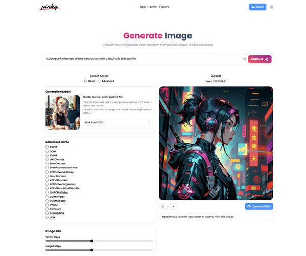 Web3 AIアート生成NFTプラットフォーム『PINKY』、Astar NetworkのdAppステーキングに認定