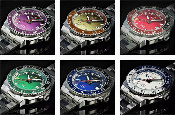 200m防水・耐擦傷性加工のGMTスポーツ腕時計『VESUVIATE VOLARE』Makuakeにて目標達成率291％突破！～7月29日まで先行予約販売を実施～